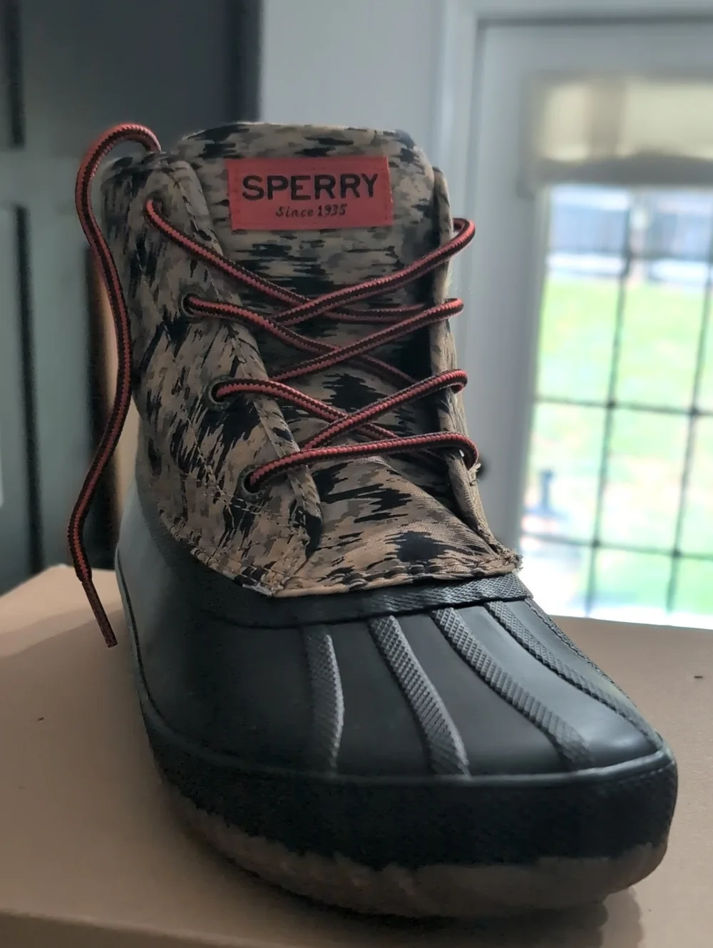 Sperry Men's Breakwater Lu Br Camo/Black Duck Boots
